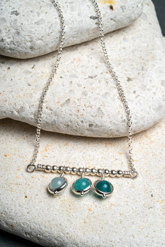 Alma Bar Necklace Trio