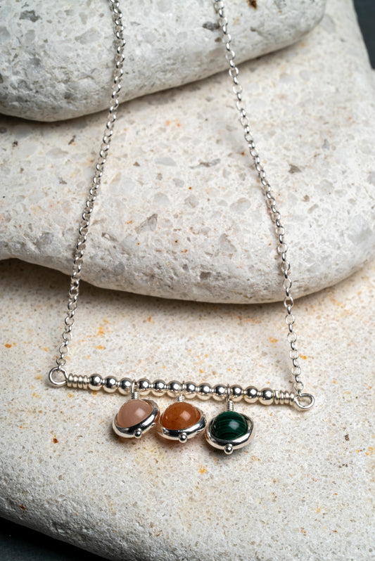 Alma Bar Necklace Trio