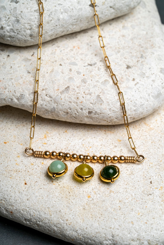 Alma Bar Necklace Trio