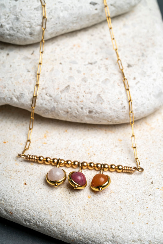 Alma Bar Necklace Trio