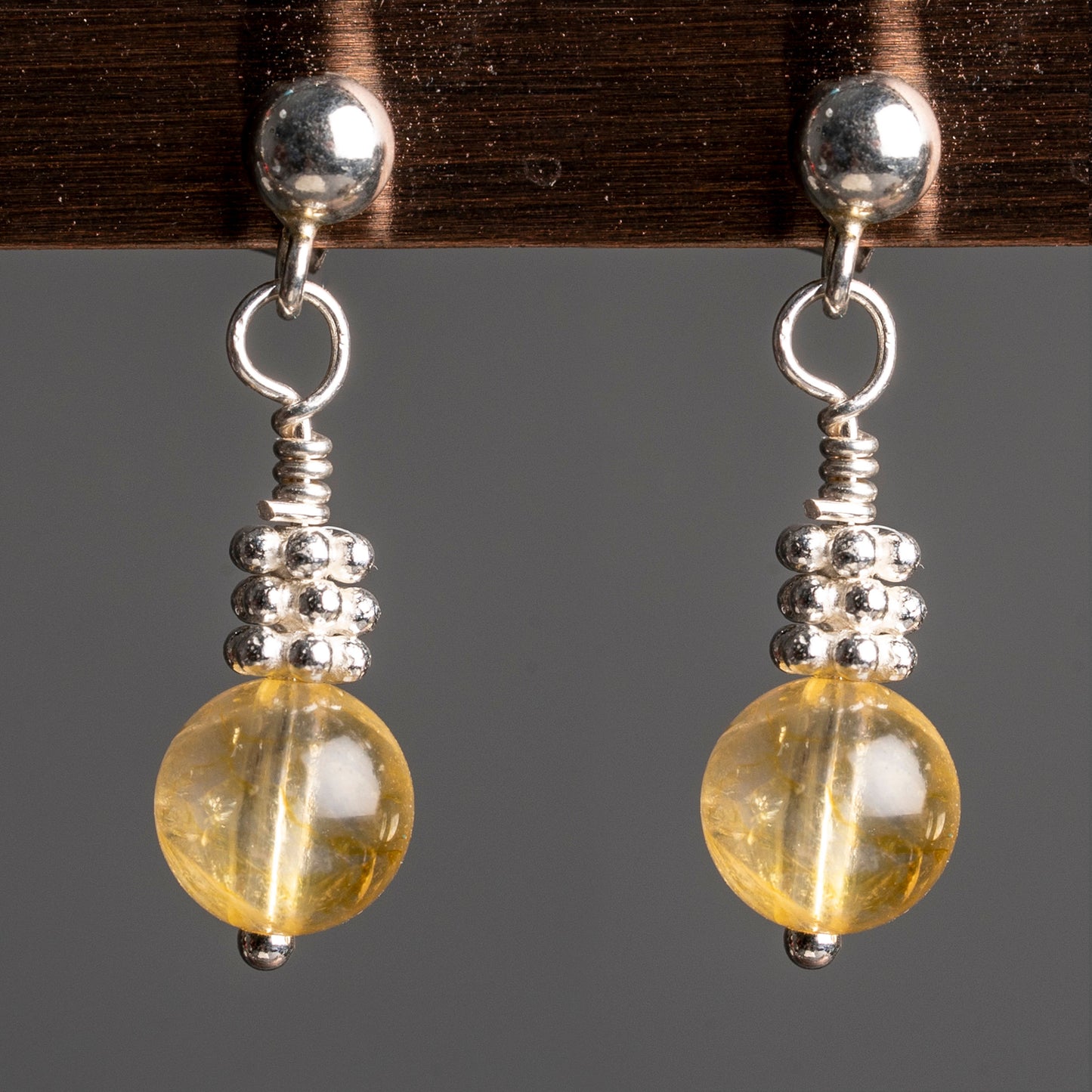 Citrine Alma Dangle Earrings