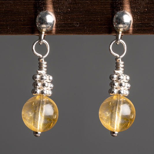 Citrine Alma Dangle Earrings
